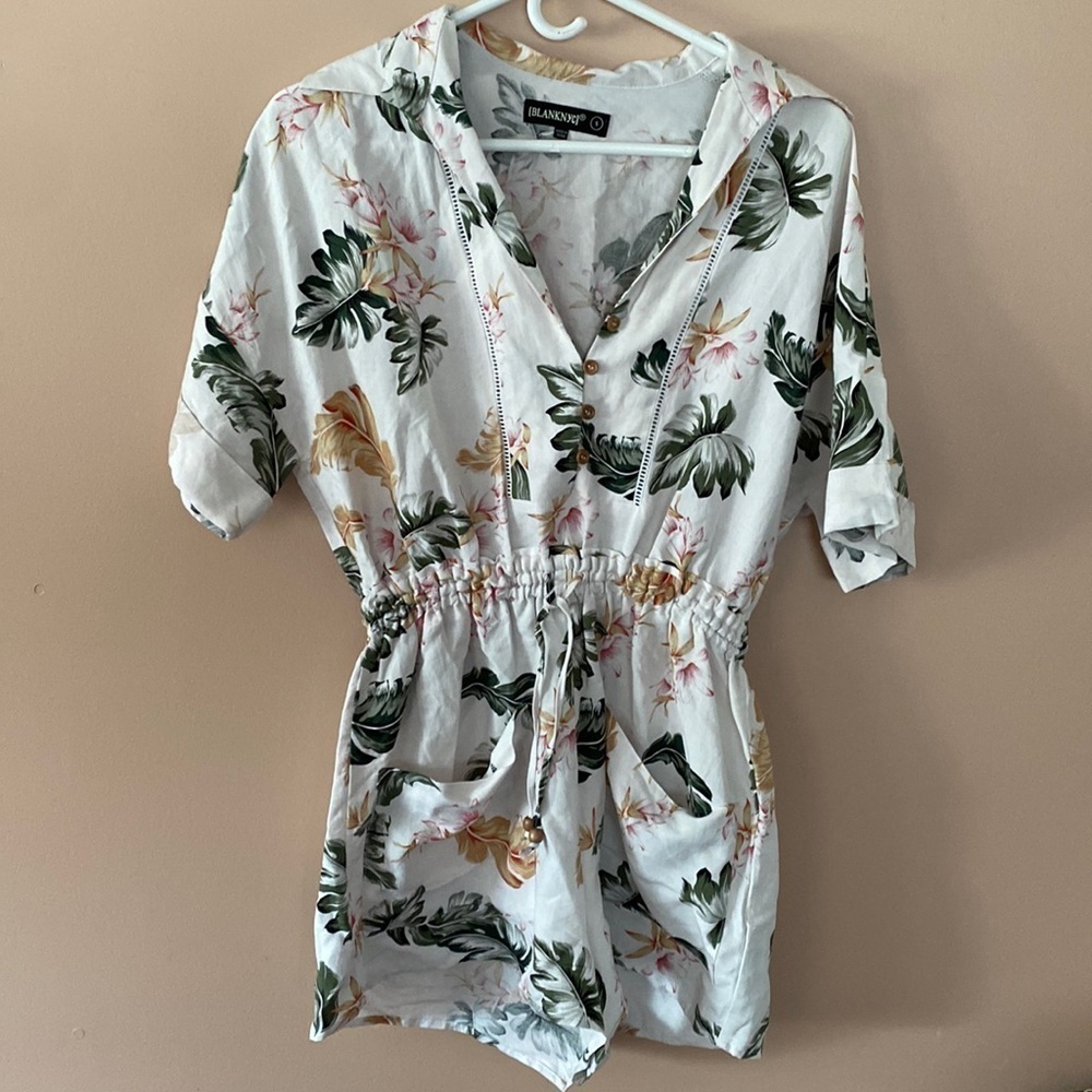 Blank nyc linen romper